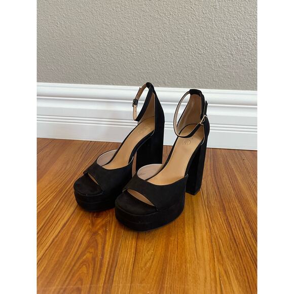 I.N.C. Women's Ninel Platform Sandals Black Size 6 - Picture 3 of 9